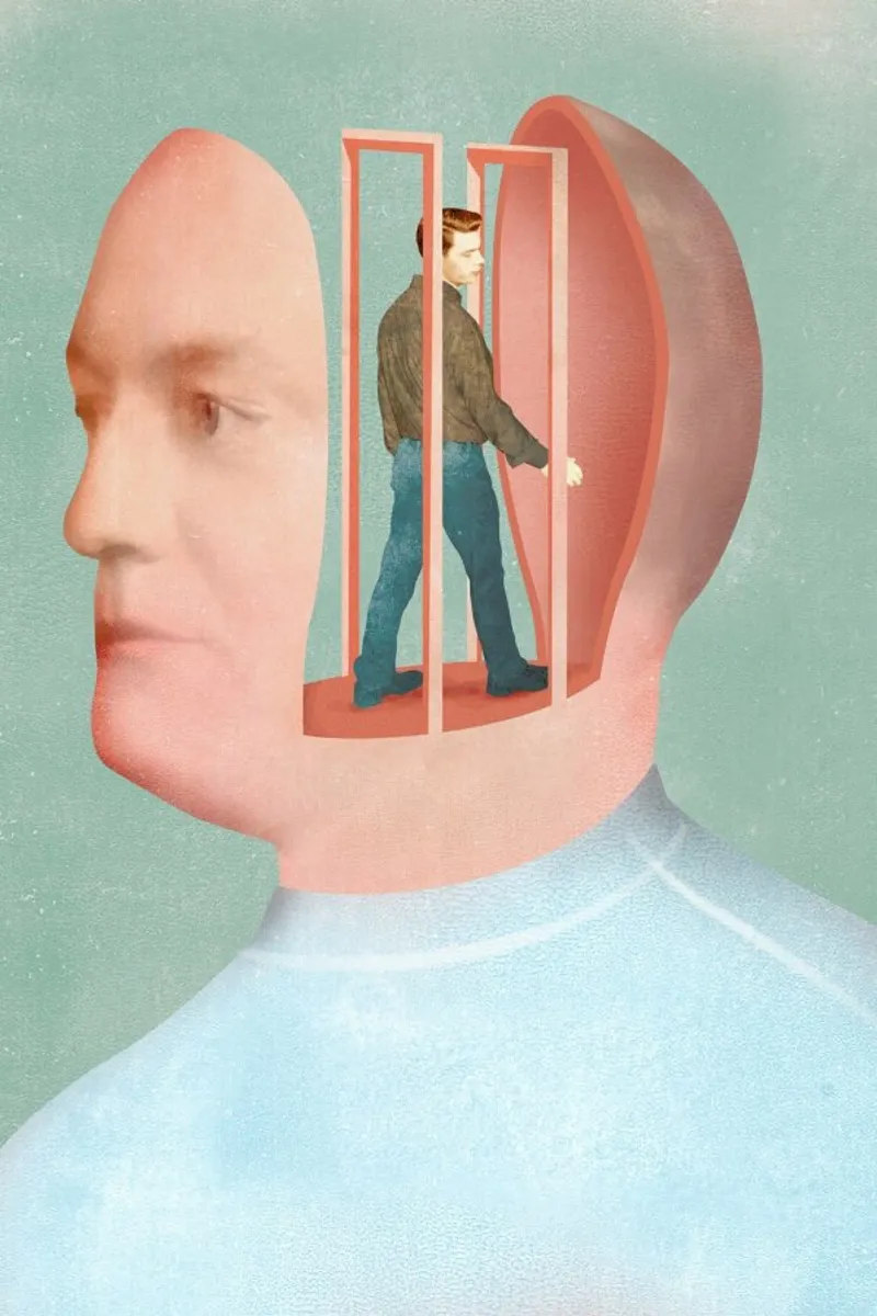 Inside Head plexiglass da Ellen Weinstein