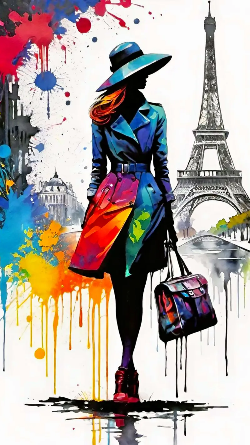 Paris pellicola backlit da Eni Brandon