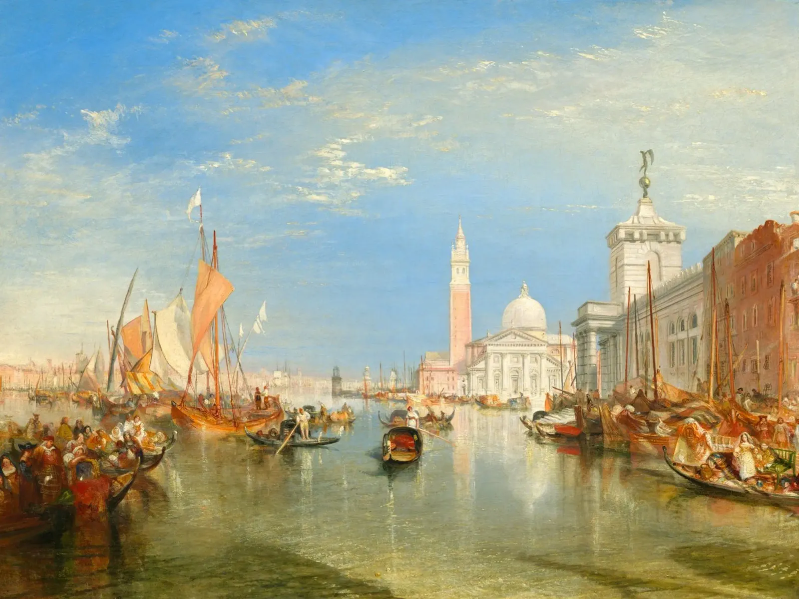Turner - The Dogana and San Giorgio Maggiore in Venice pellicola backlit da ARTOTHEK