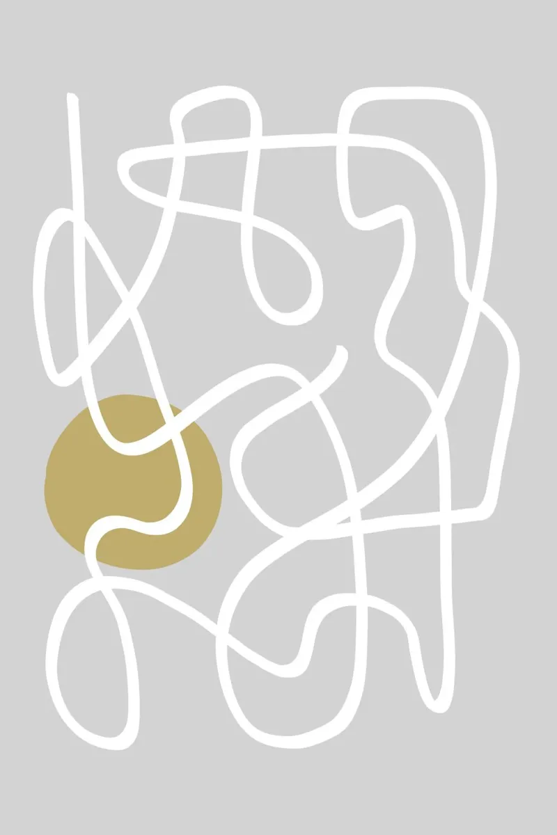 Scribbles 1 alluminio dibond da Studio Memb