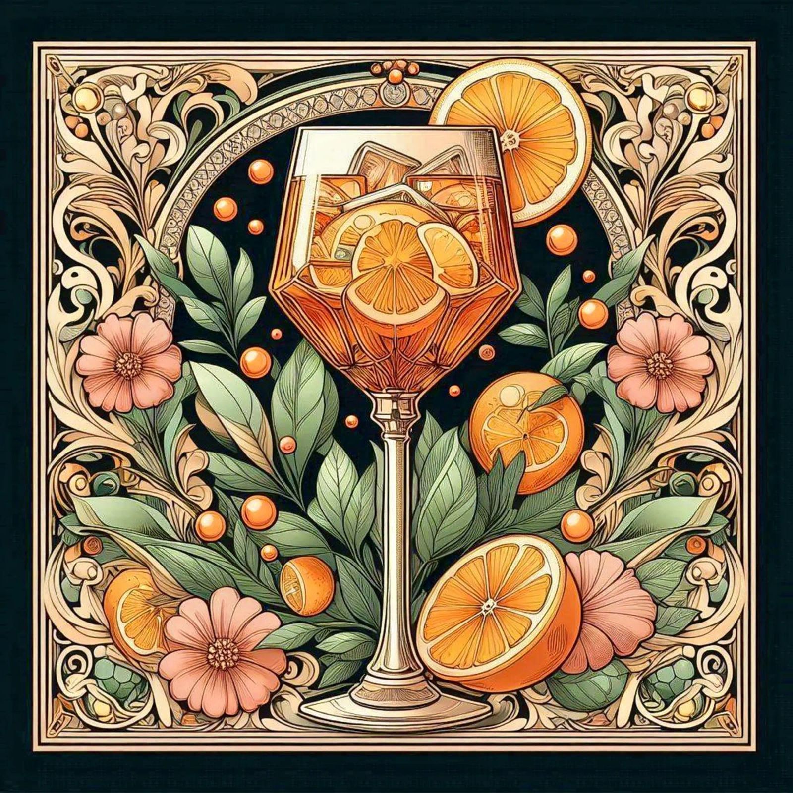 Holy Aperoli Poster von Art-Nouveau-Dsg