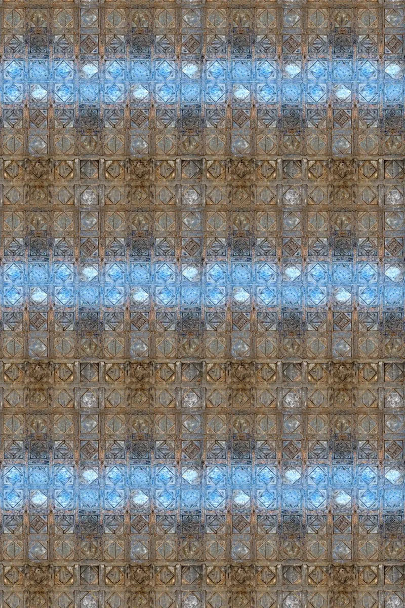Timeless Craft: Moroccan Wood Panel canvas with Floater frame by Curious Collections by Marielle Leenders