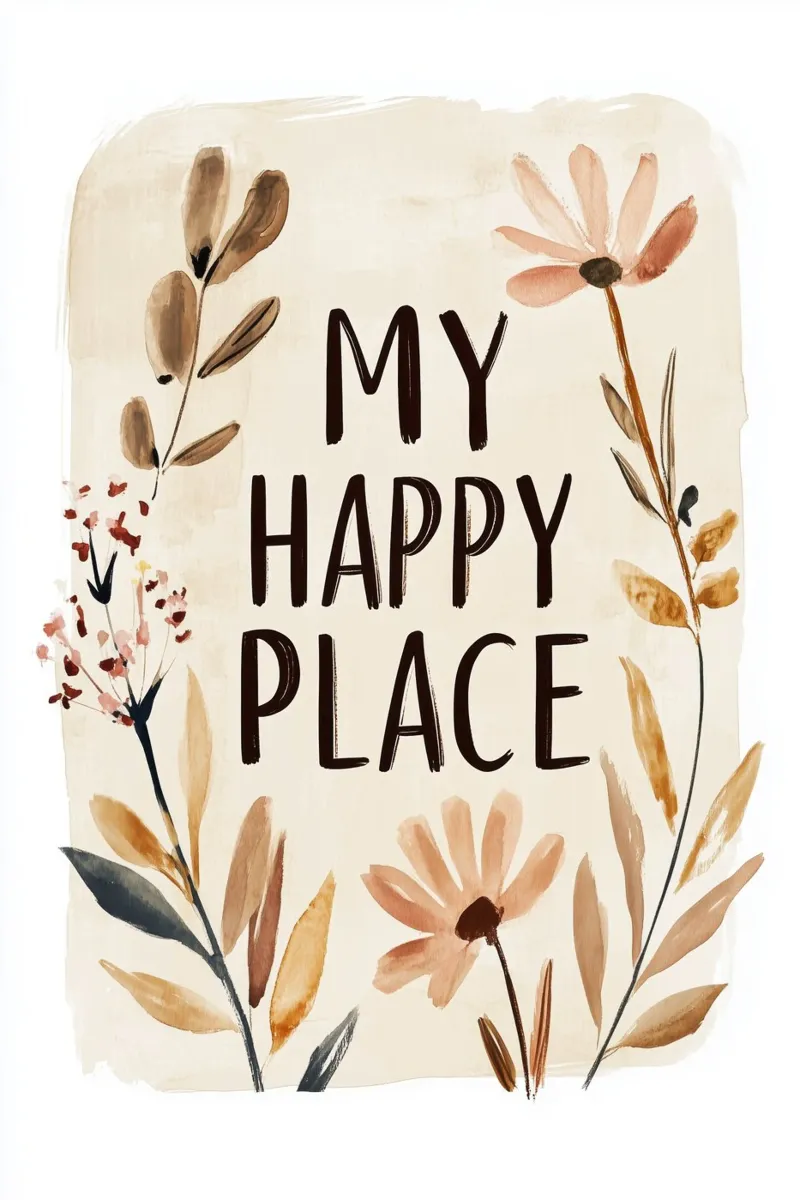 My Happy Place carta hahnemühle da treechild