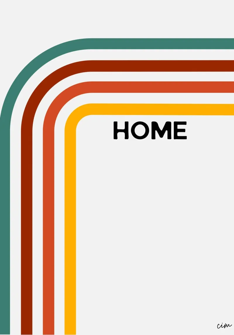 Home design seventies poster by cim_art