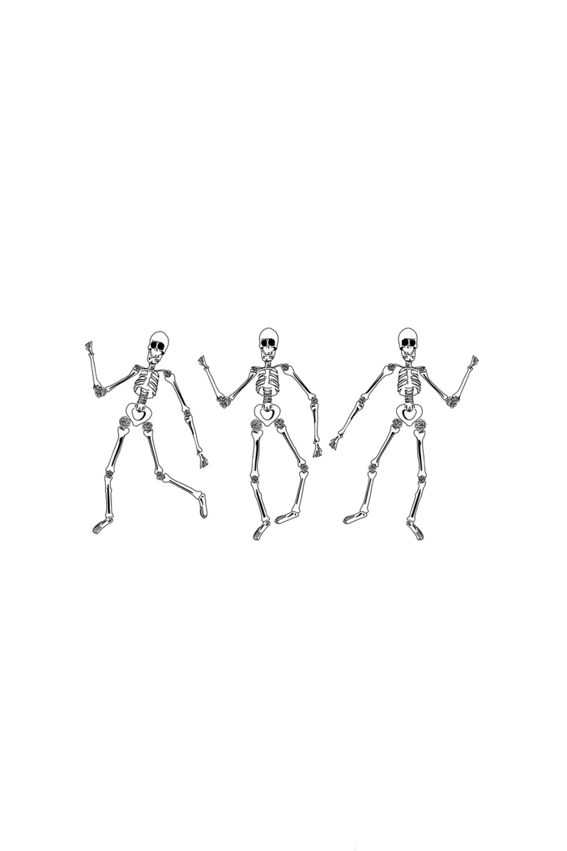 Dancing Skeletons pellicola backlit da anisillustration