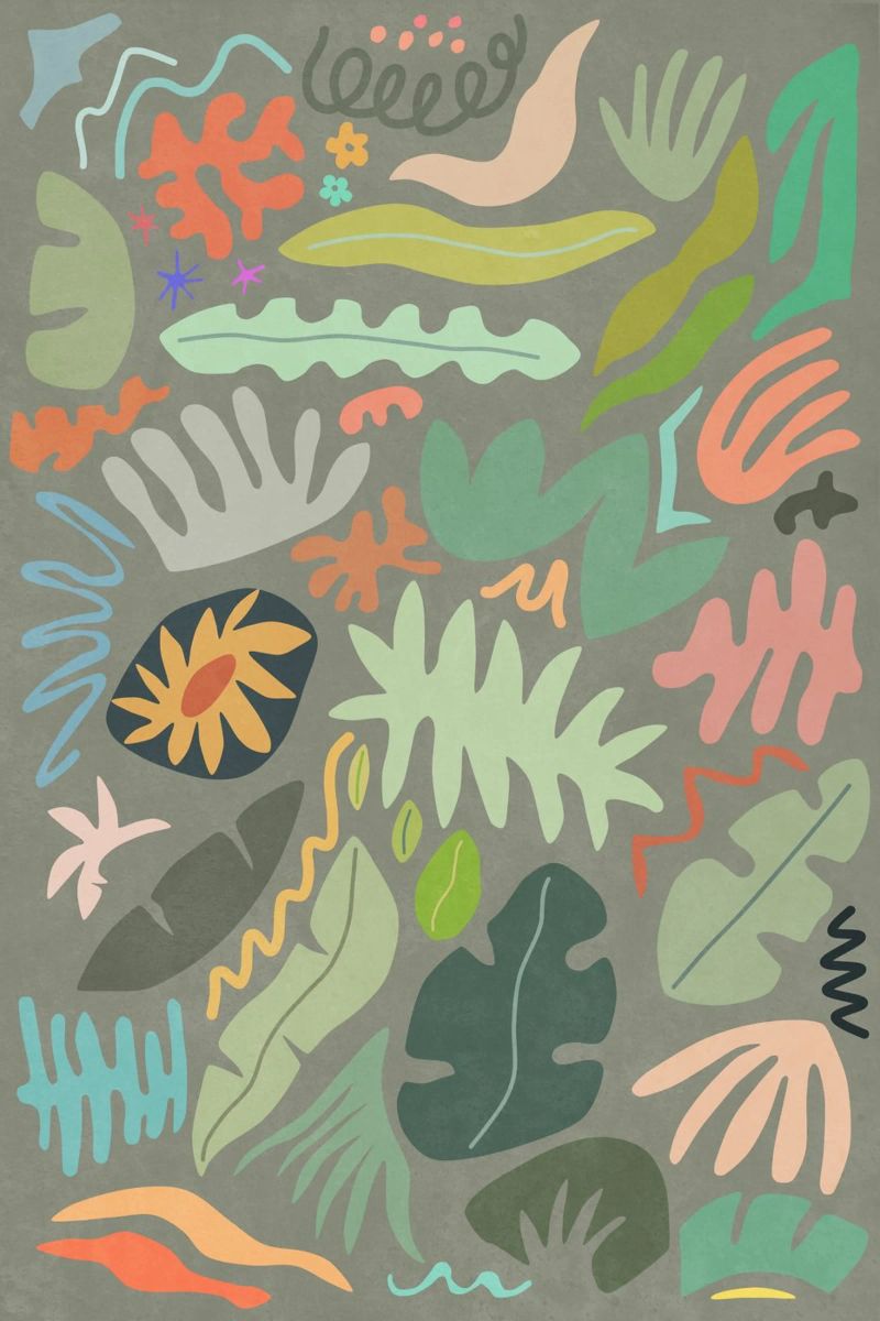 Botanical Color II poster by amini54