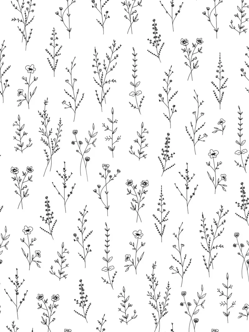 New Wildflowers Pattern pellicola backlit da anisillustration