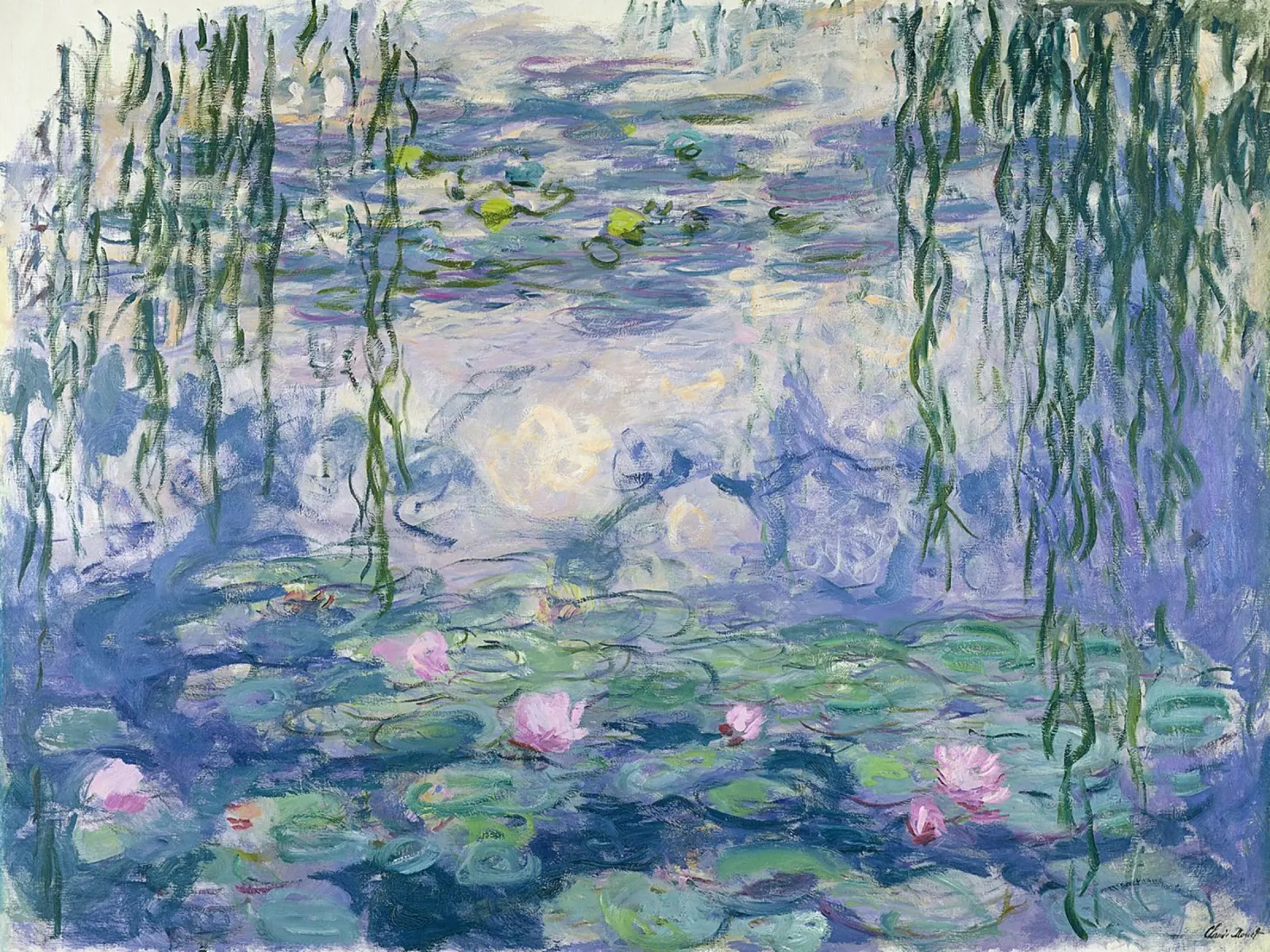 Monet - Ninfee pellicola backlit da ARTOTHEK