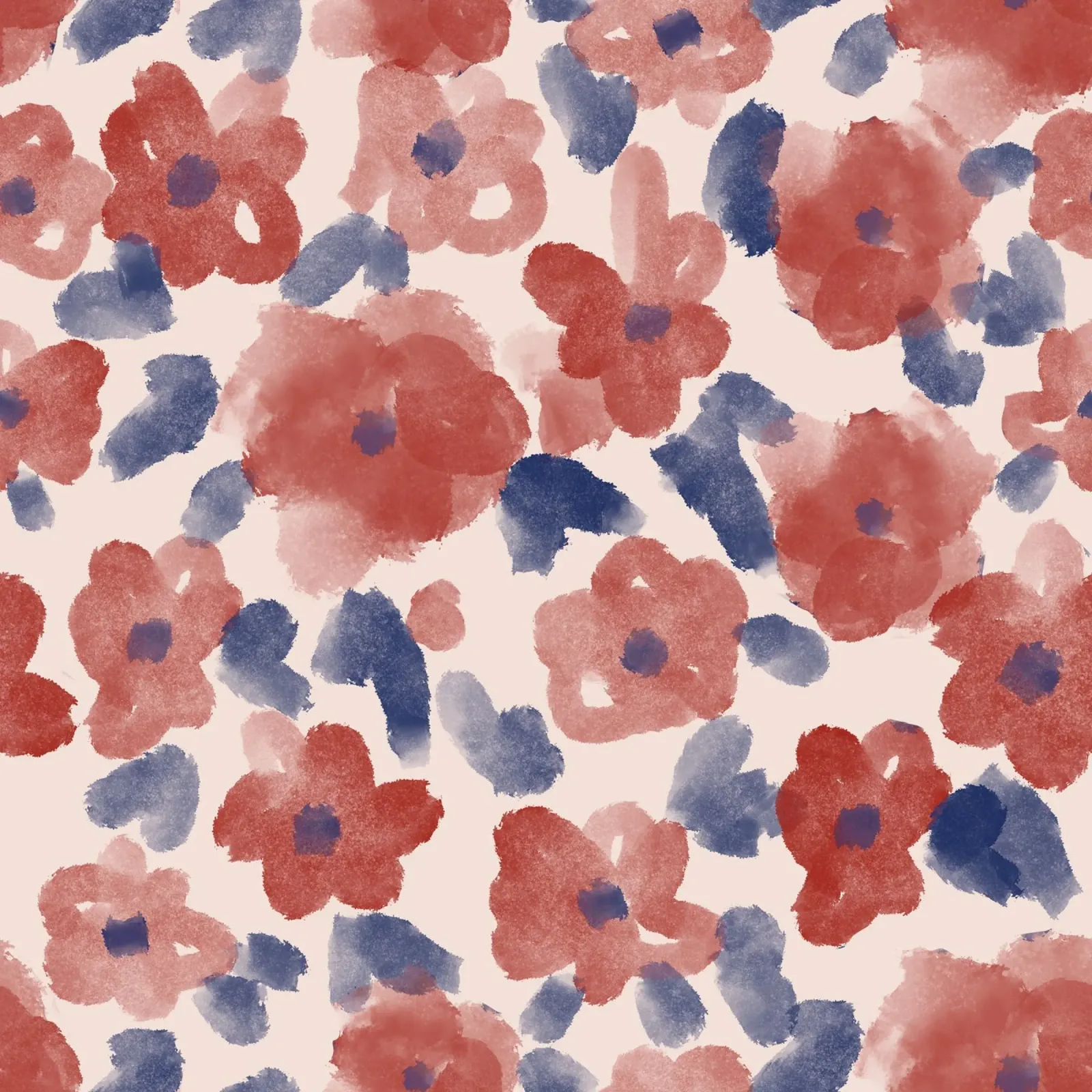 Autumn Abstract Flowers Pattern pellicola backlit da anisillustration