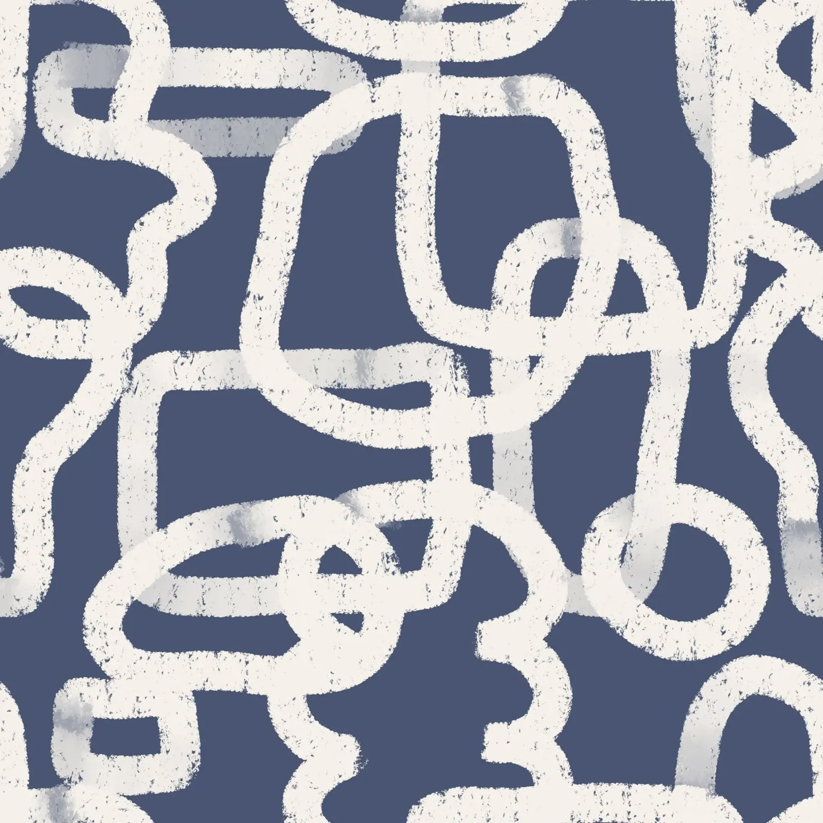 Abstract Doodles Blue Pattern pellicola backlit da anisillustration