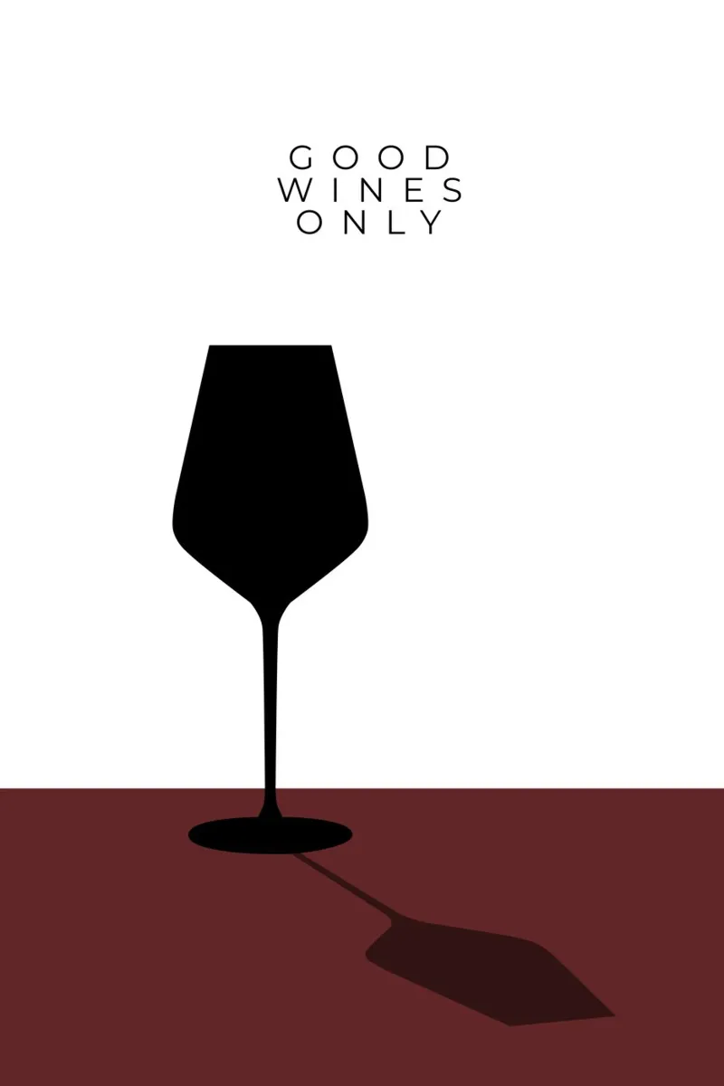 GOOD WINES ONLY pellicola backlit da minimalist designs