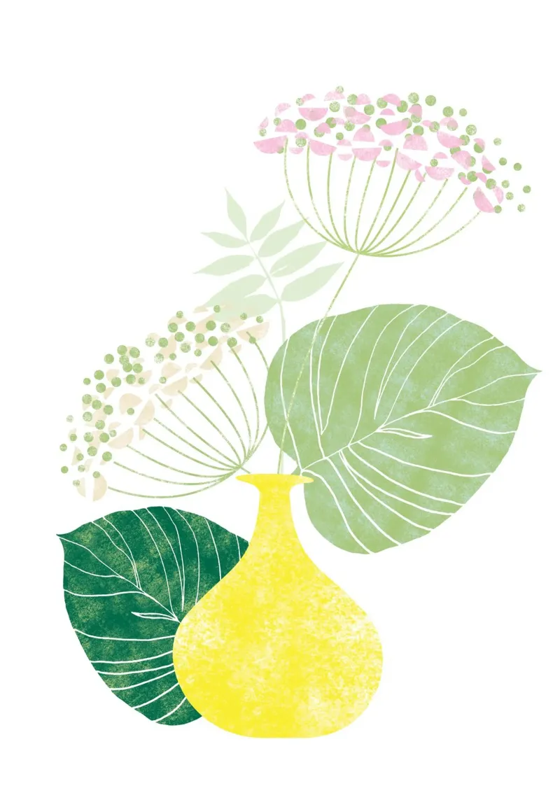 Pink Hydrangea carta hahnemühle da Catherine Aguilar