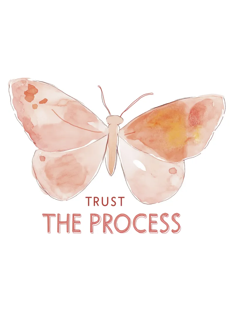 Trust The Process alluminio dibond da treechild