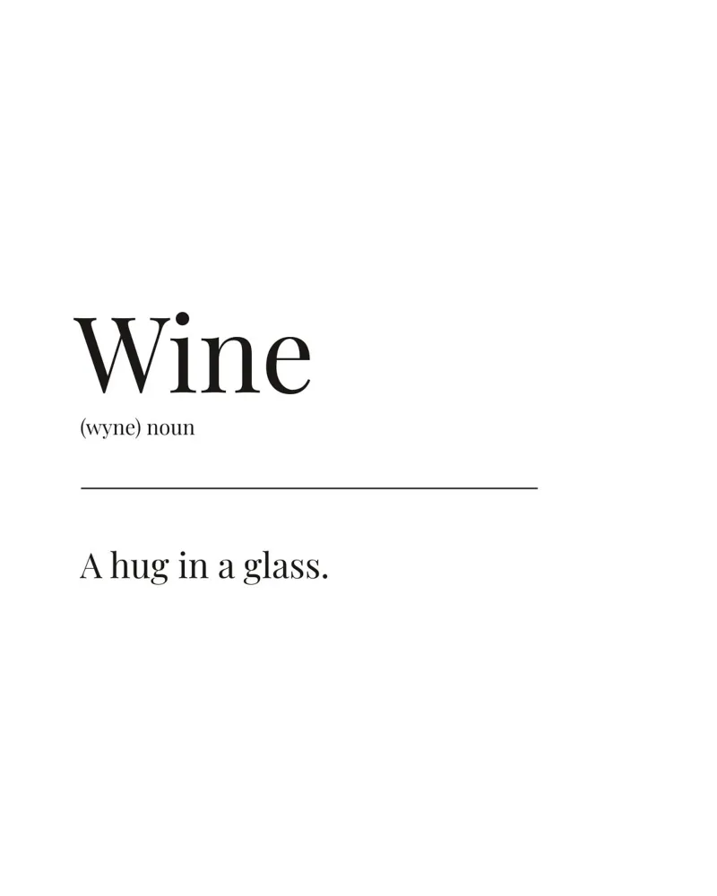 Wine funny definition canvas by Paigaam Studio