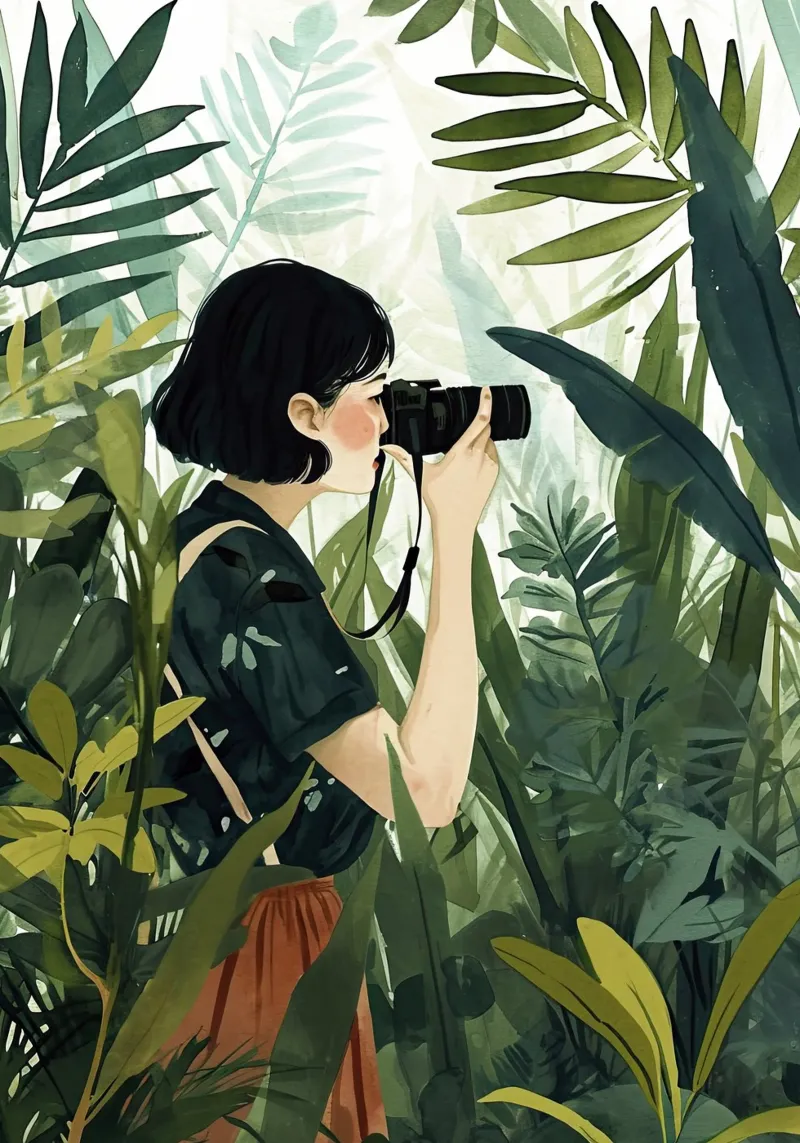 Pittura digitale ad acquerello per le vacanze tela con Cornice a cassetta da Justyna Jaszke JBJart