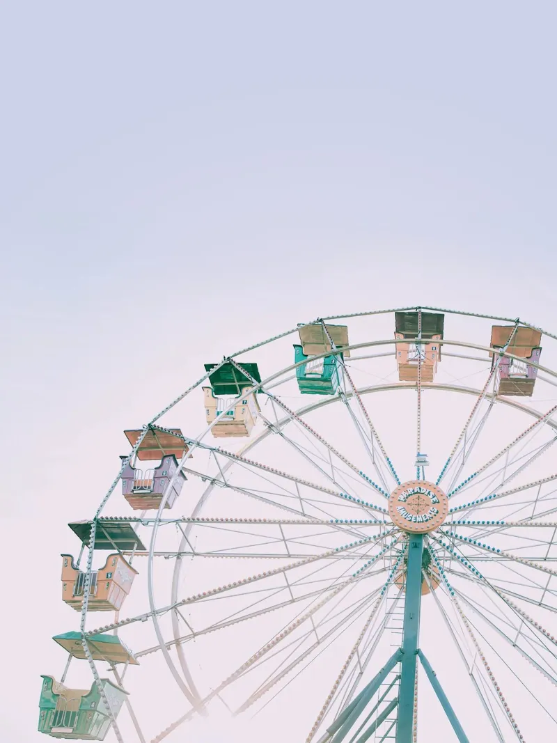 Grande roue Nostalgie - Design joyeux de parc d'attractions hahnemühle de Whole©