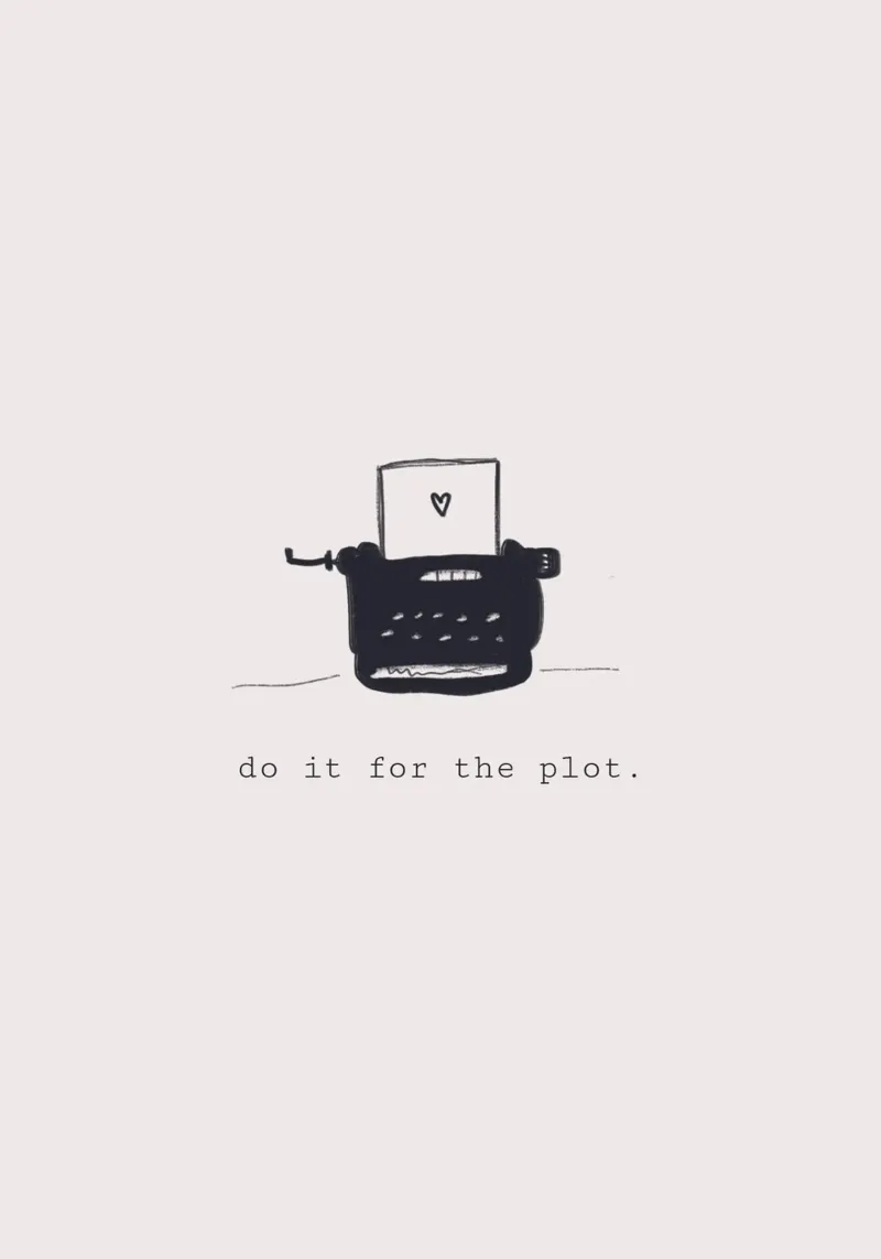 Do it for the plot Leinwand von atelier-lorem