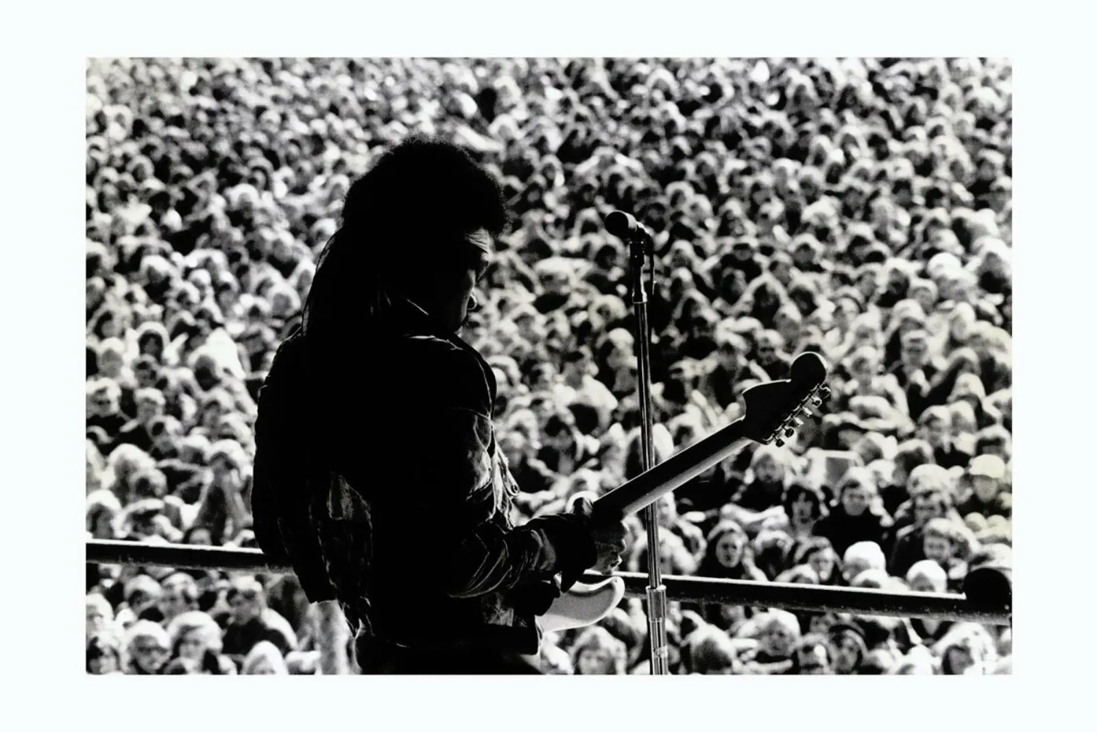 Jimi Hendrix pellicola backlit da Gallery Print and Art Limited
