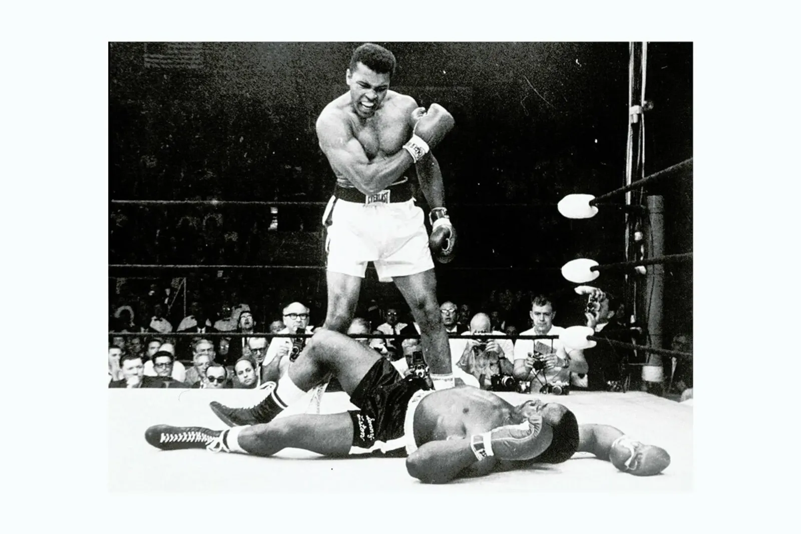 Muhammad Ali rematch with Sonny Liston, 1965 tela da Gallery Print and Art Limited