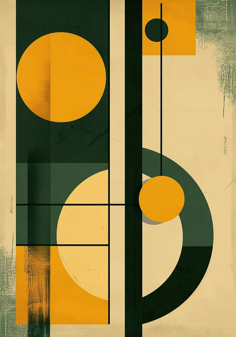 Bauhaus "I classici del futurismo: l'eredità del Bauhaus" pellicola backlit da Nikis Art Studio