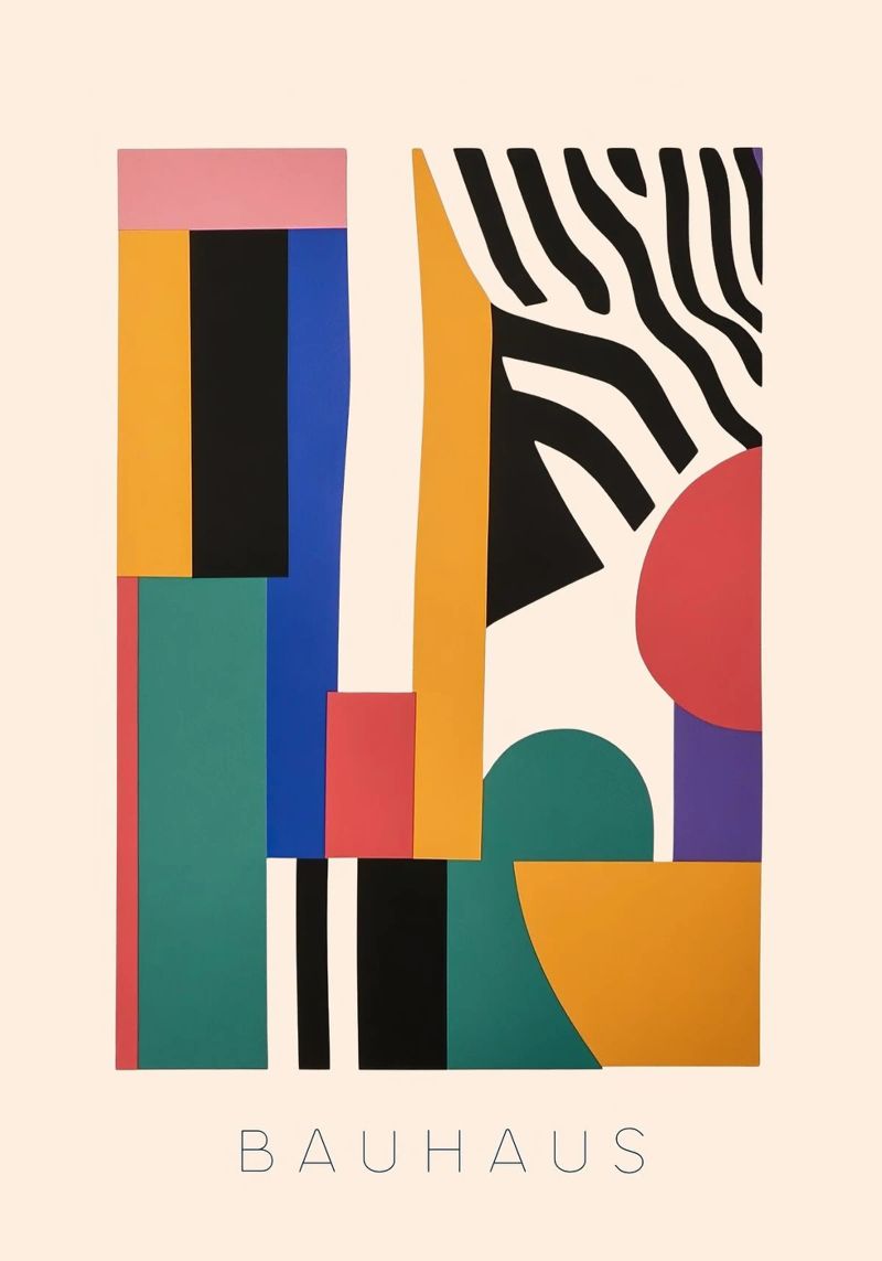 Bauhaus poster by Nikis Art Studio