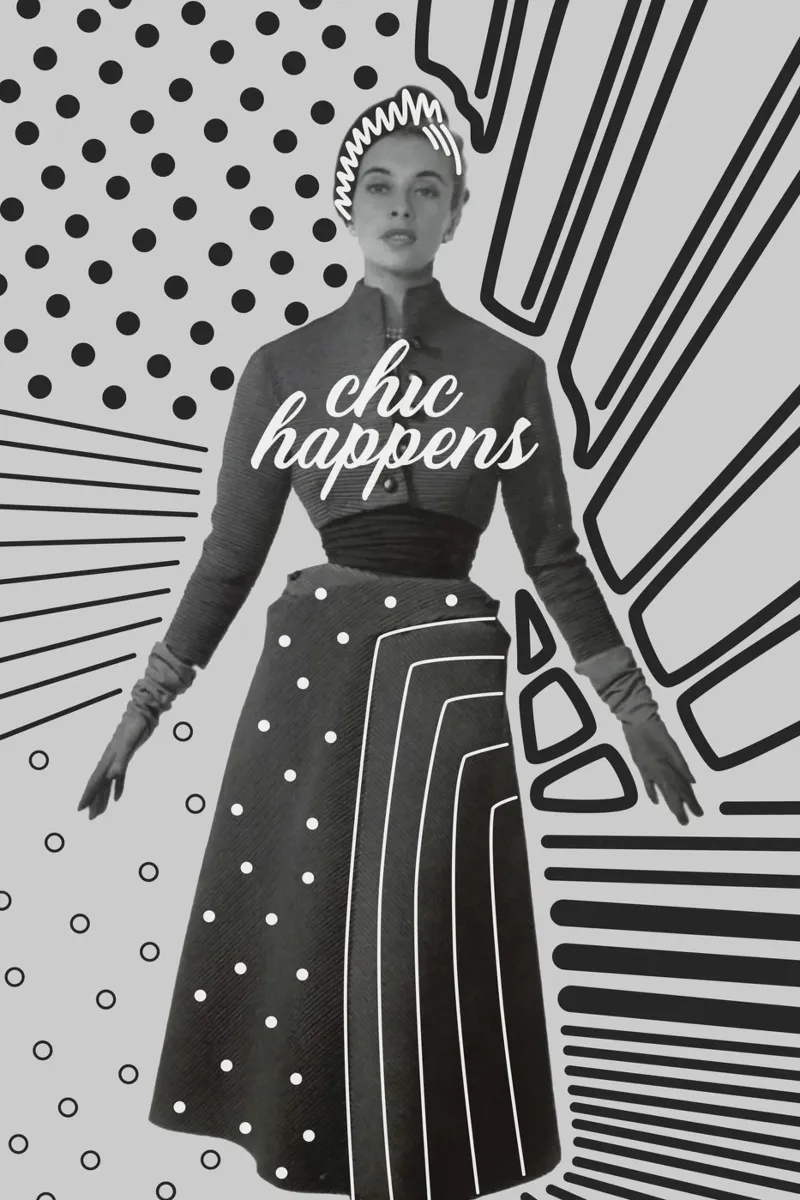 Chic Happens poster con telaio in plastica da amini54