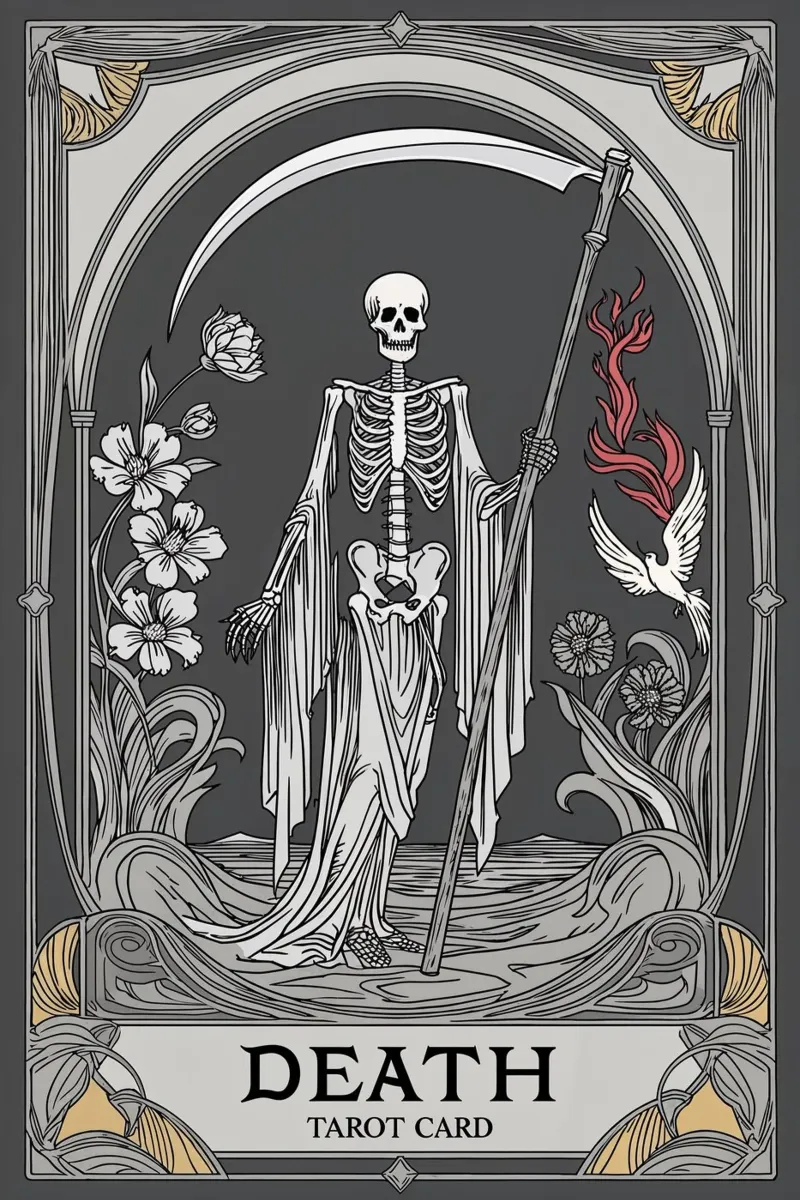Death – Letting Go for New Beginnings hahnemühle by Mystique & Muse