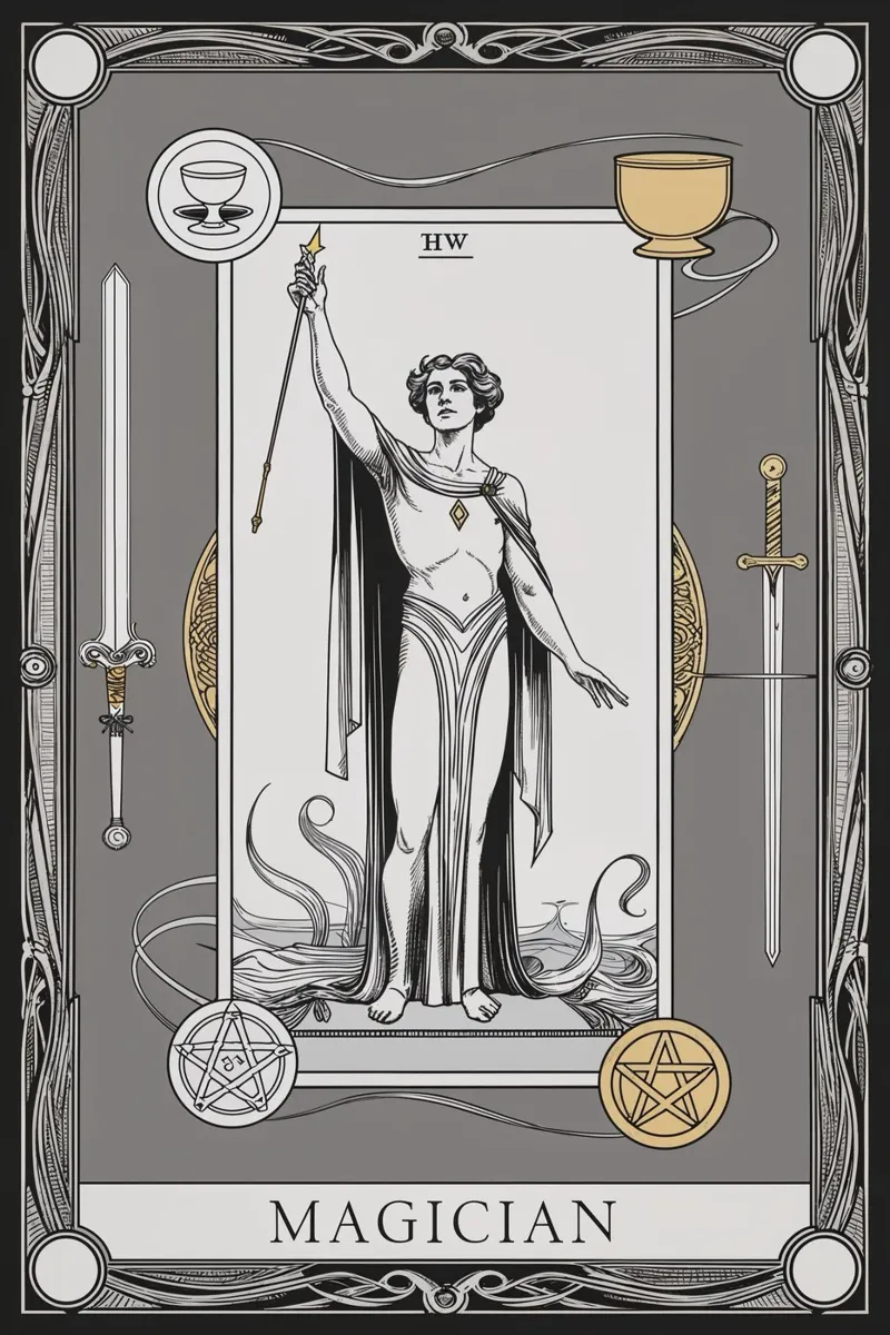 The Magician – The Alchemist of Life hahnemühle by Mystique & Muse