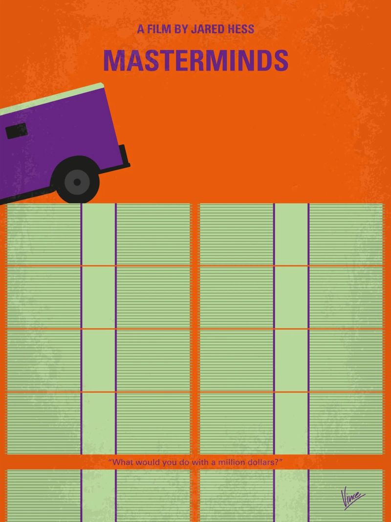No851 My Masterminds minimal movie poster poster de Chungkong