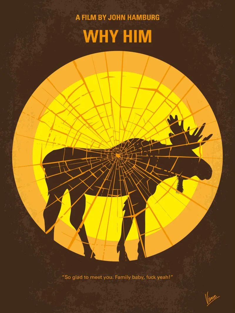 No859 My Why Him minimal movie poster plexiglass da Chungkong
