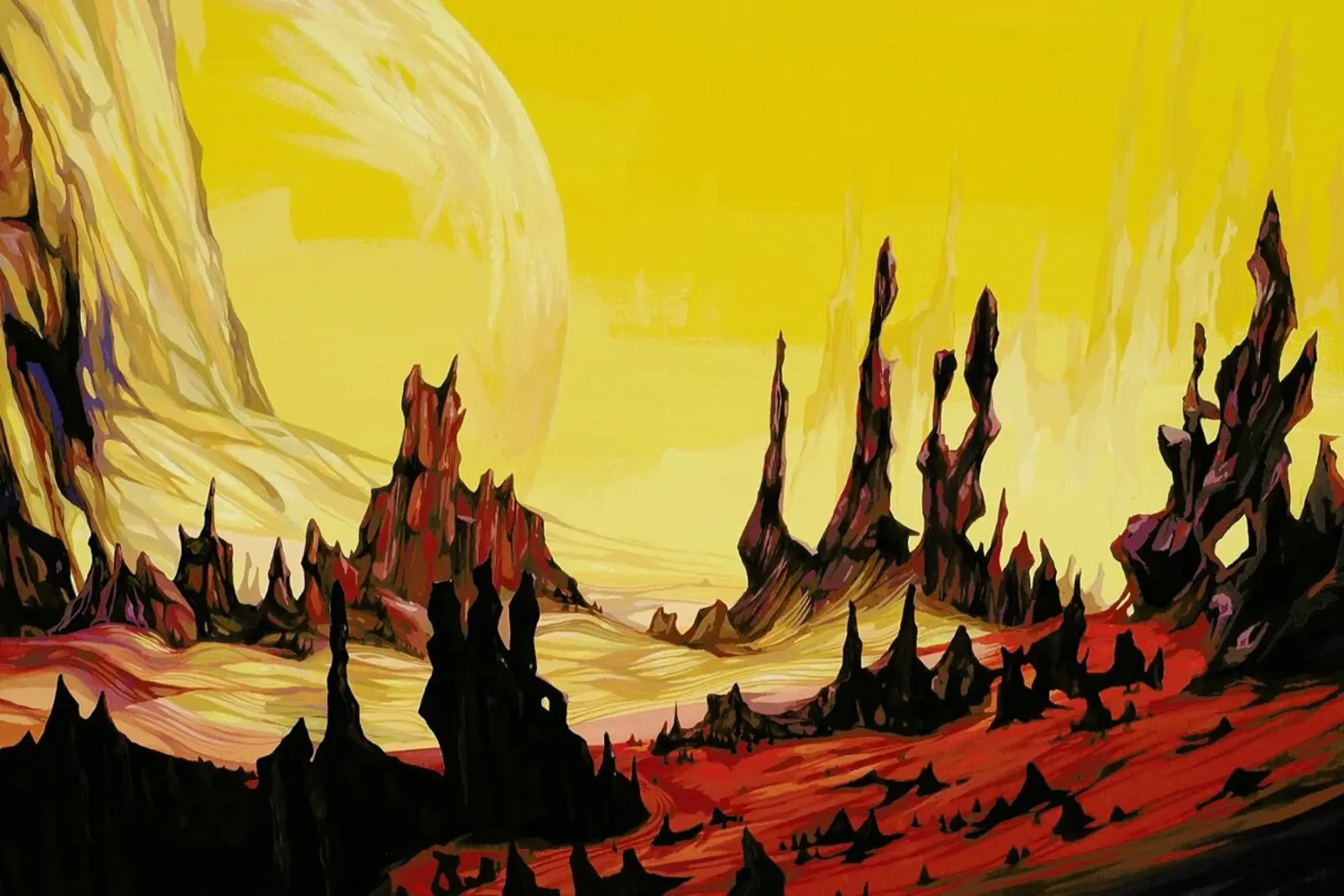 Red Desert carta hahnemühle da Naito Shinpei