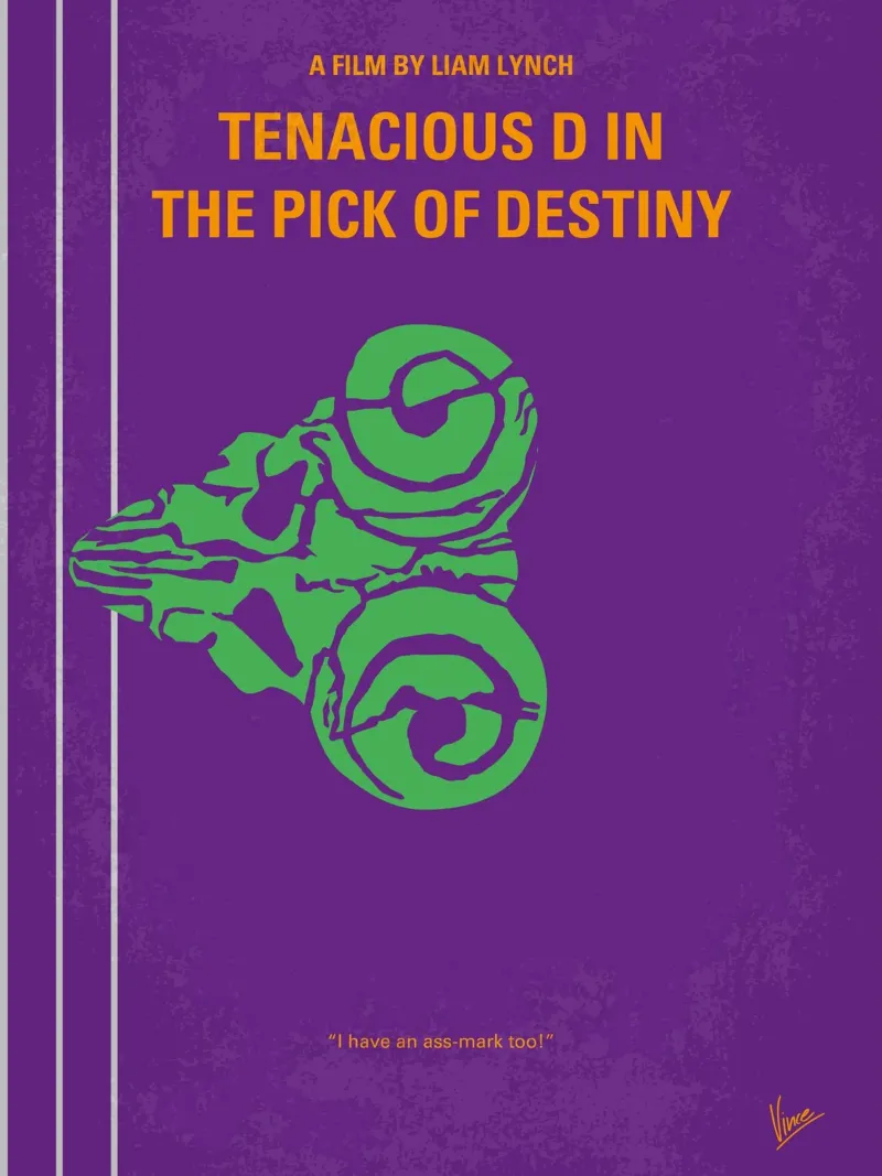 No863 My The Pick of Destiny minimal movie poster poster da Chungkong