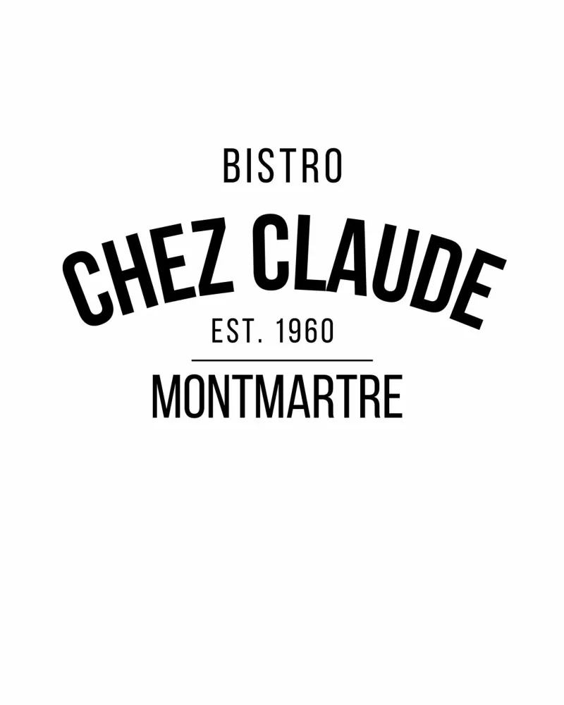 Chez Claude poster with plastic frame by Magdalena Martin Photography