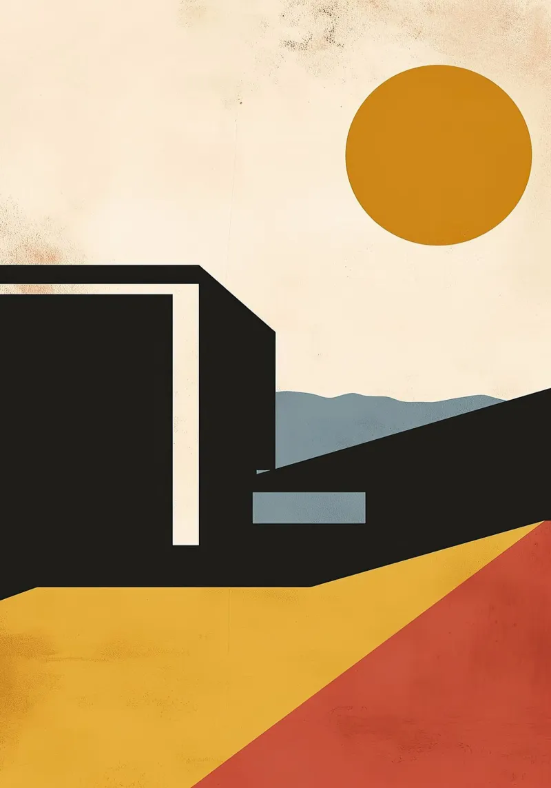 Bauhaus Architektur XIII hahnemühle by Nikis Art Studio