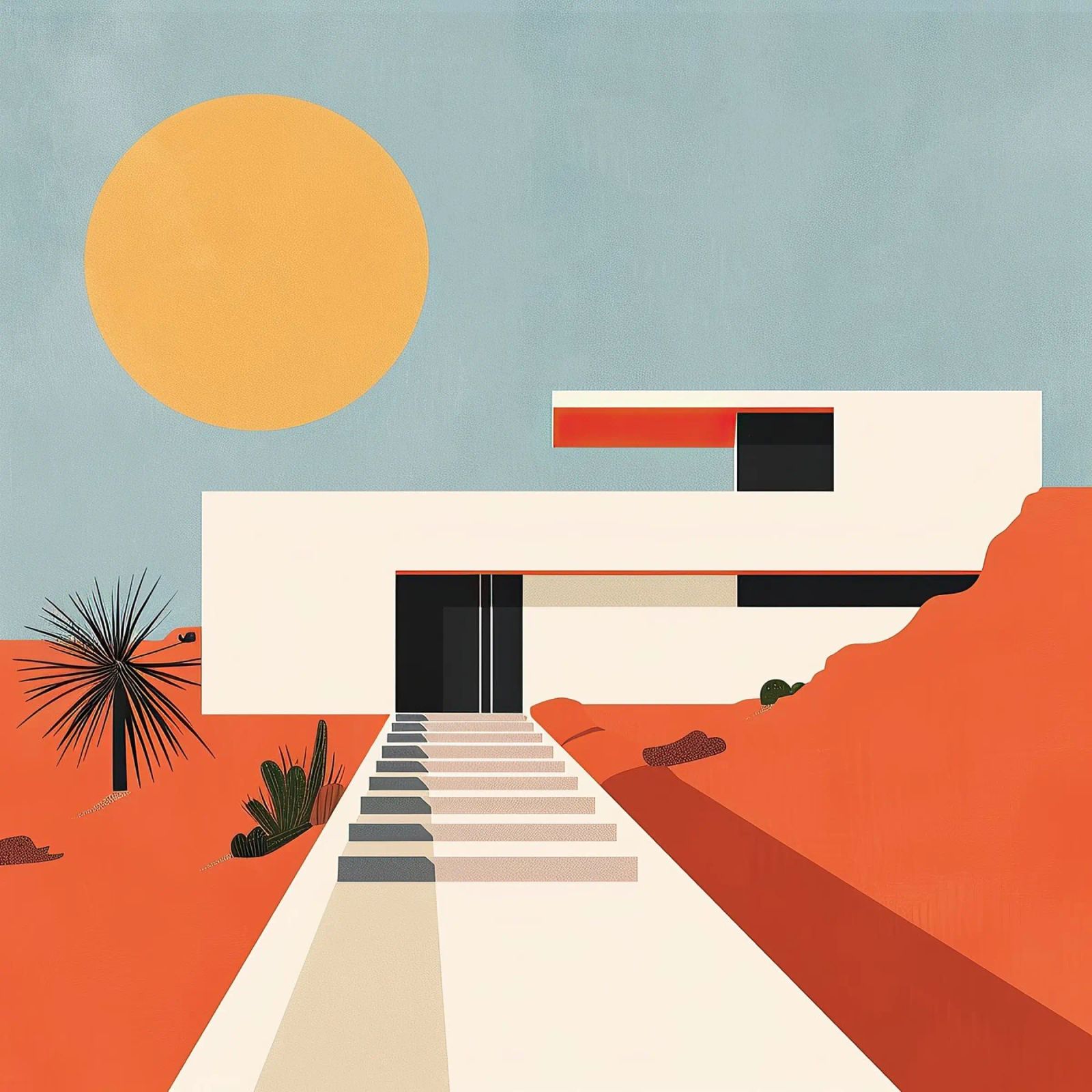 Bauhaus Architektur XVI poster de Nikis Art Studio