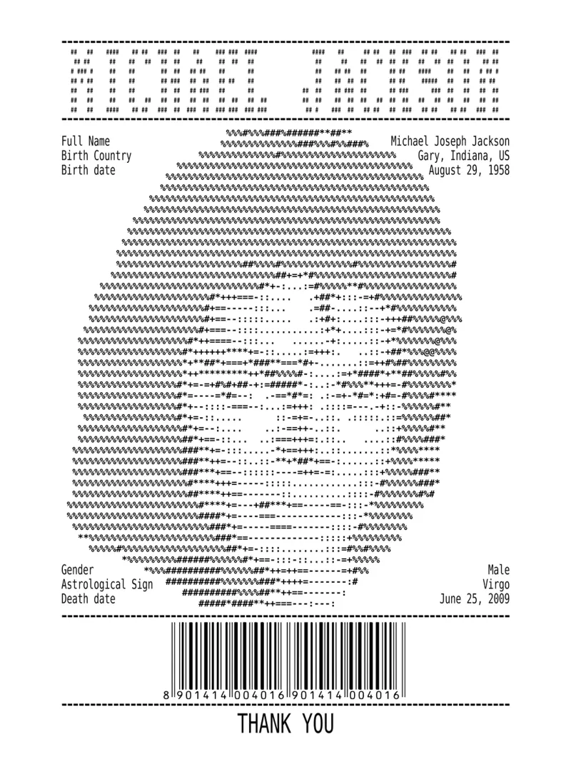 Kunst der Quittung - Michael Jackson Poster von Doa Project