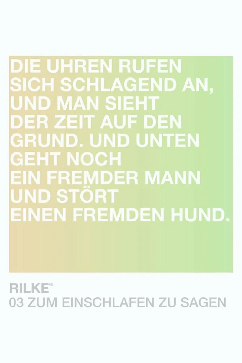 Zum Einschlafen Zu Sagen Light 03 poster con telaio in legno da UN-TYPISCH
