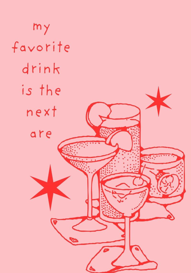 my favorite drink is the next are pellicola backlit da LisaArtes
