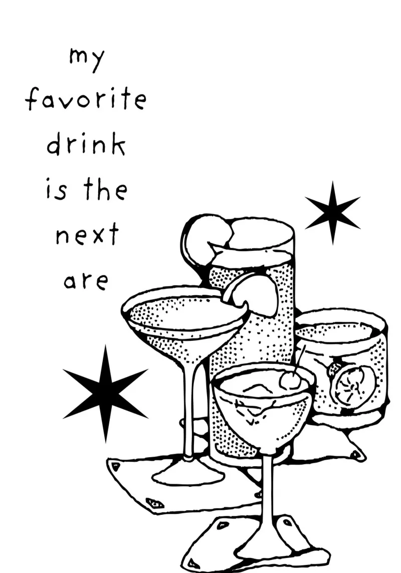 my favorite drink is the next are pellicola backlit da LisaArtes