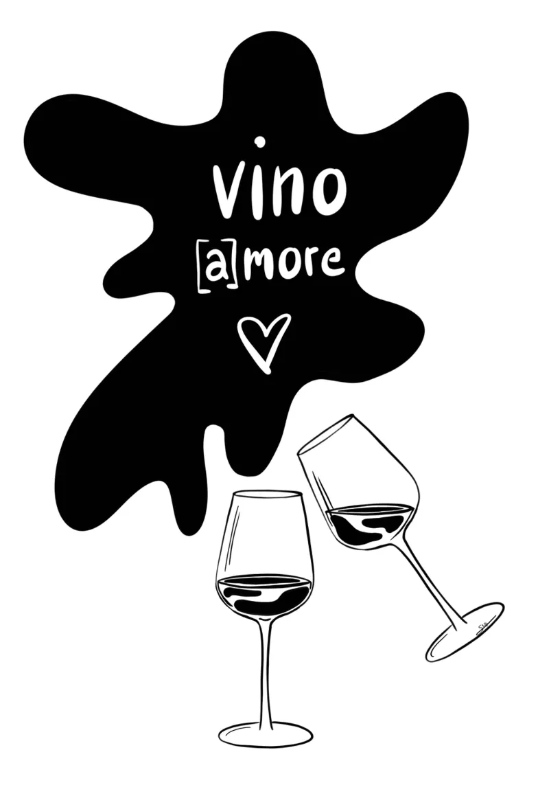vino (a)more carta hahnemühle da STFI.studio