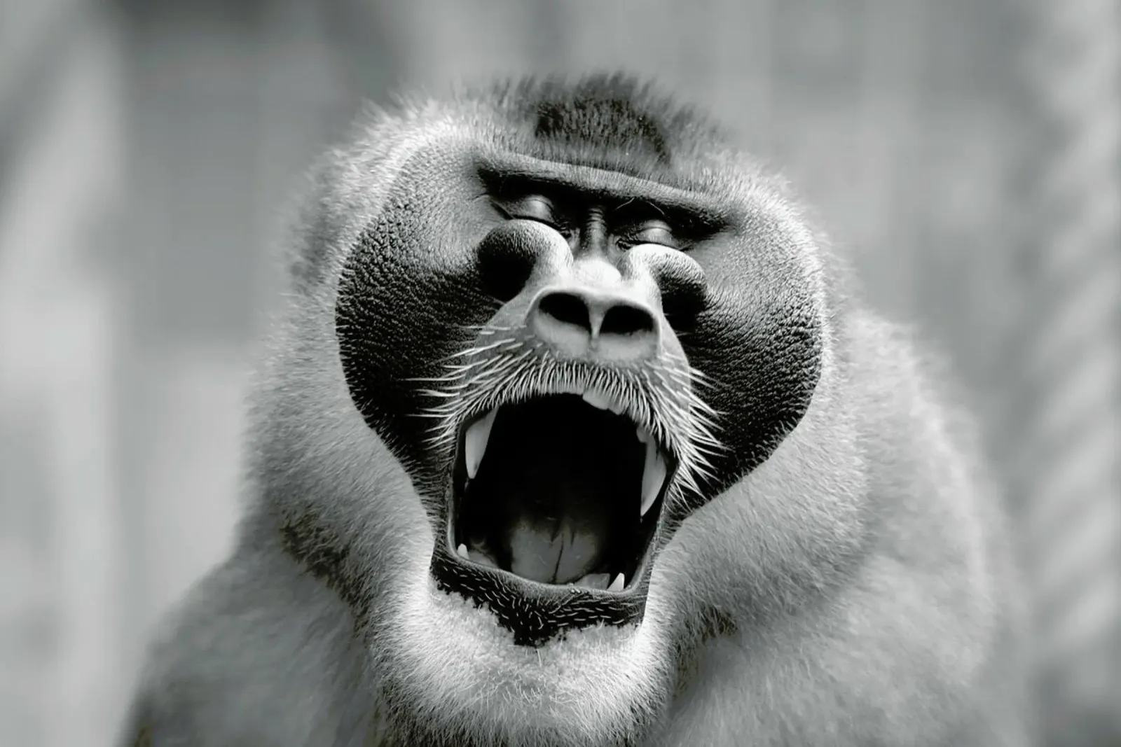The Yawn I - Antje Wenner - Braun hahnemühle by Pictufy
