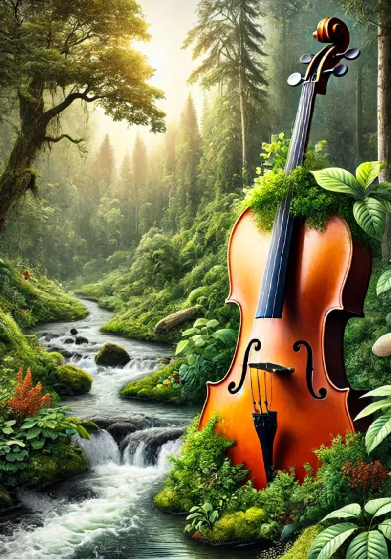 Violoncello naturale poster da SwenIA design