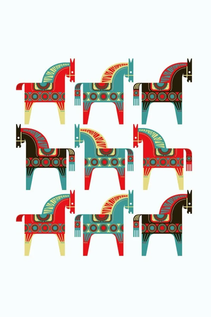 Dala Horses 1 pellicola backlit da Visual Philosophy