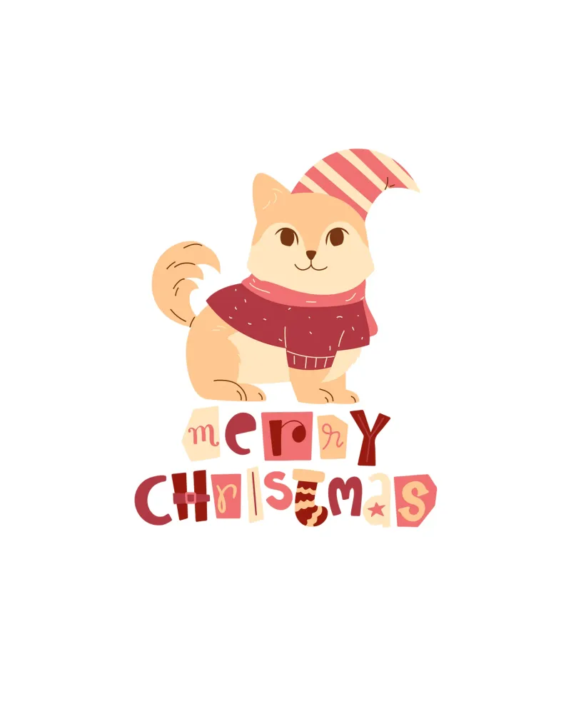 Buon Natale gatto pellicola backlit da ArtDesign by KBK