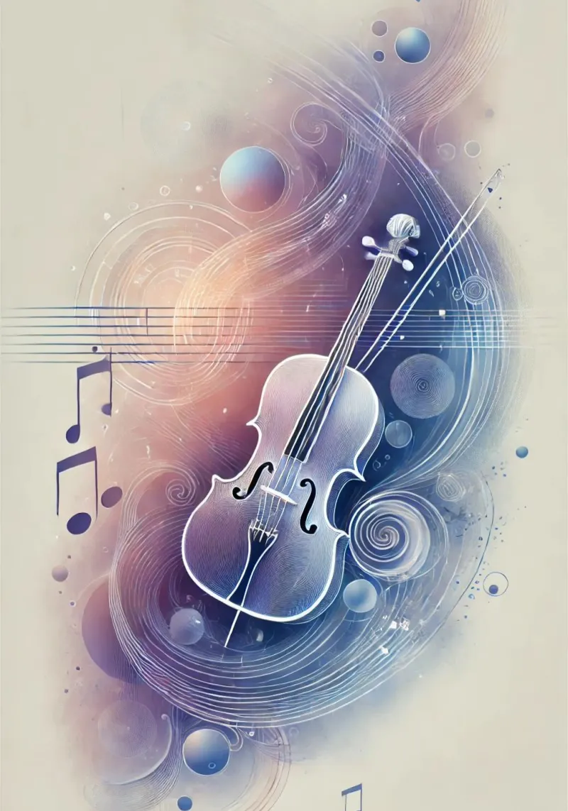 Cello blue Acryl-Glas von SwenIA design