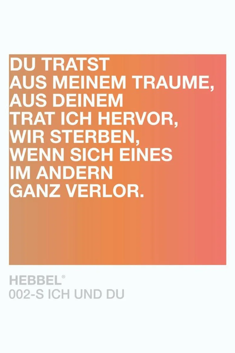 Ich und Du Light 02 alluminio dibond da UN-TYPISCH