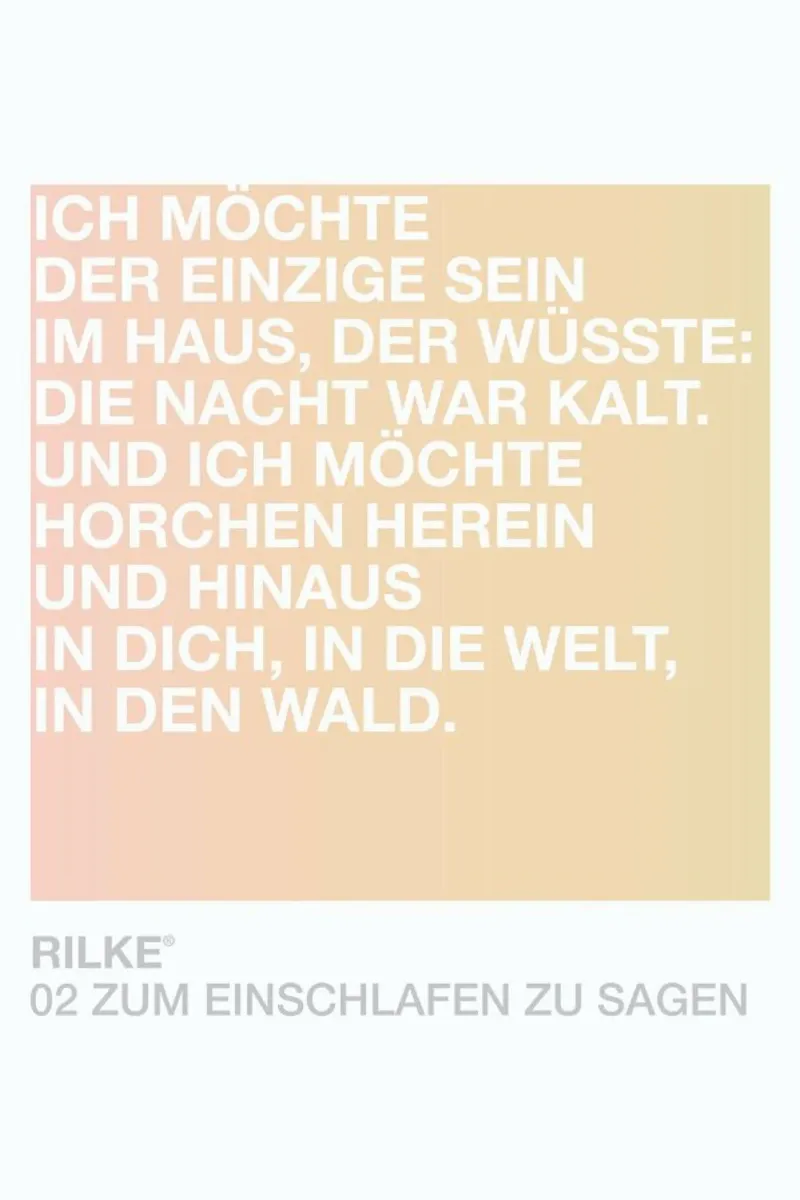 Zum Einschlafen Zu Sagen Light 02 alluminio dibond da UN-TYPISCH