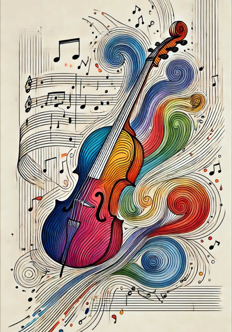 Colori del violoncello uni-trait pellicola backlit da SwenIA design