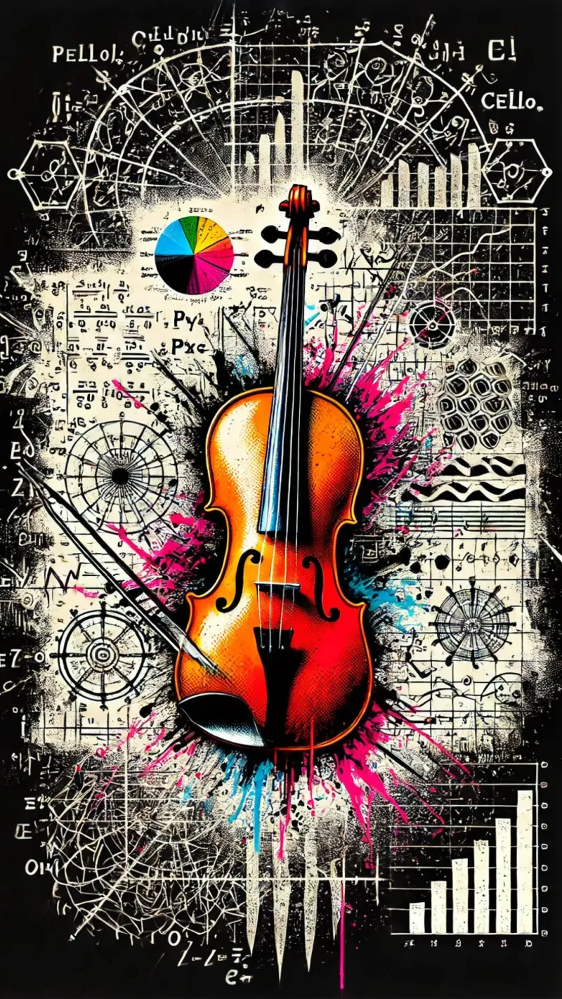 Technical violin alu-dibond by SwenIA design