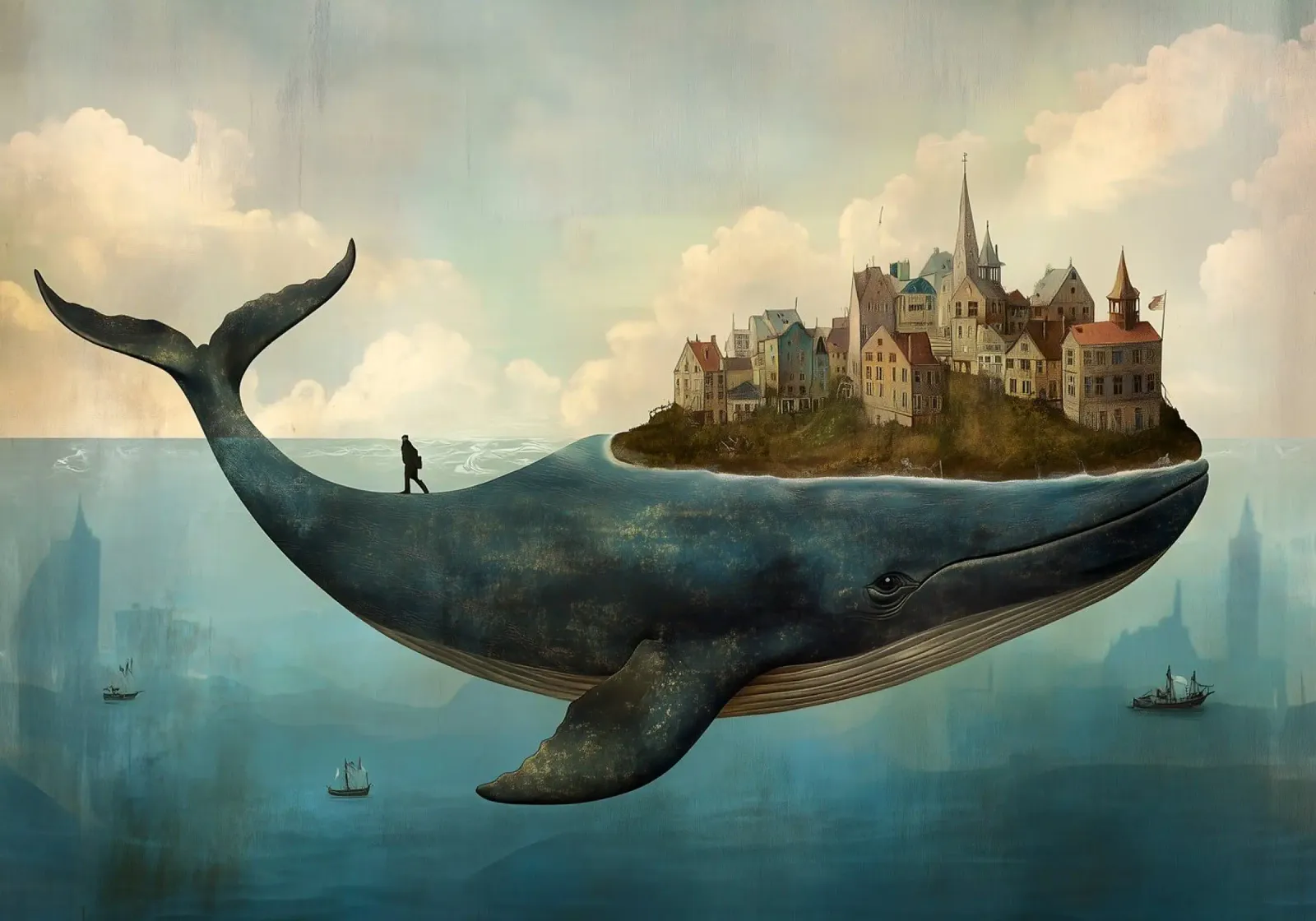 The Journey of Worlds alluminio dibond da christephania